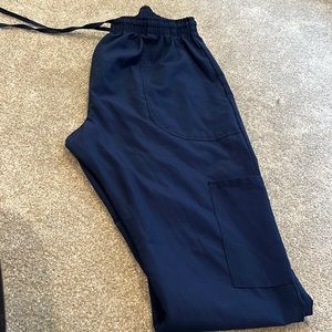 Navy blue scrub pants